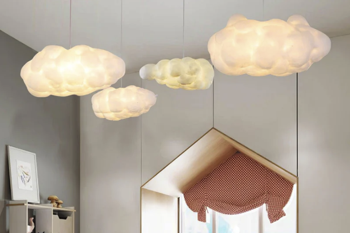 Upgrade Your Space with Smart Dimming Cloud Ceiling Lamp